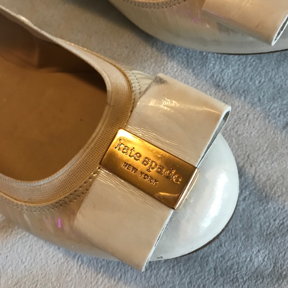 ✨HP😊 Kate Spade pearlized ballet flats - Picture 4 of 5